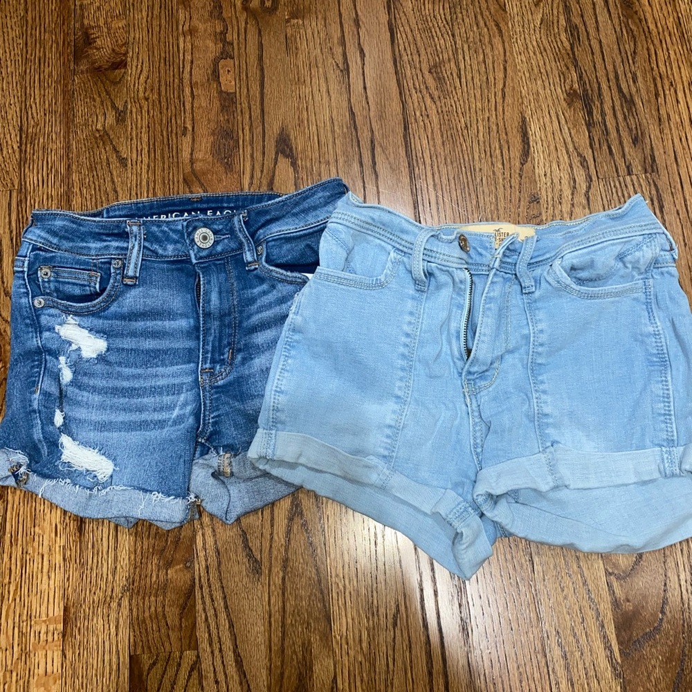 Shorts American Eagle and Hollister